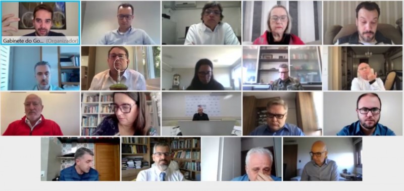 Diversas entidades empresariais participaram de uma das duas reuniões virtuais ocorridas neste sábado