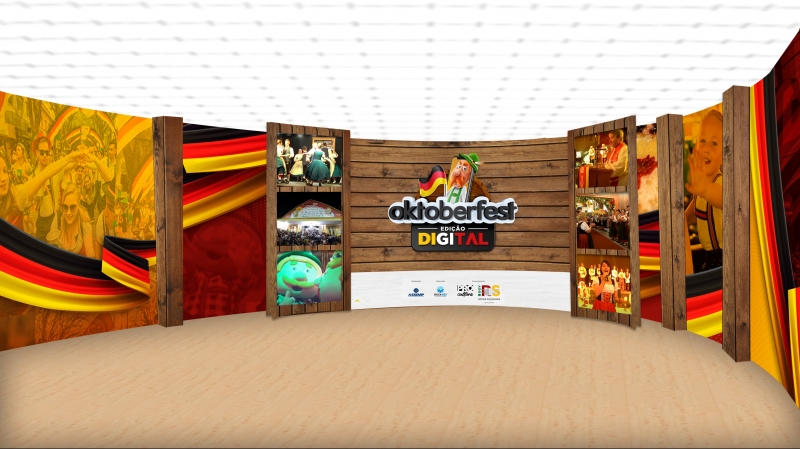 Estúdio foi criado para que as bandas possam se apresentar; evento começa hoje e vai até o dia 29