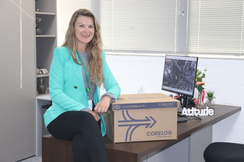 Andréia Tresoldi é CEO da Corelog, que criou o Few Boxes Foto: Débora Ferreira/Divulgação/JC