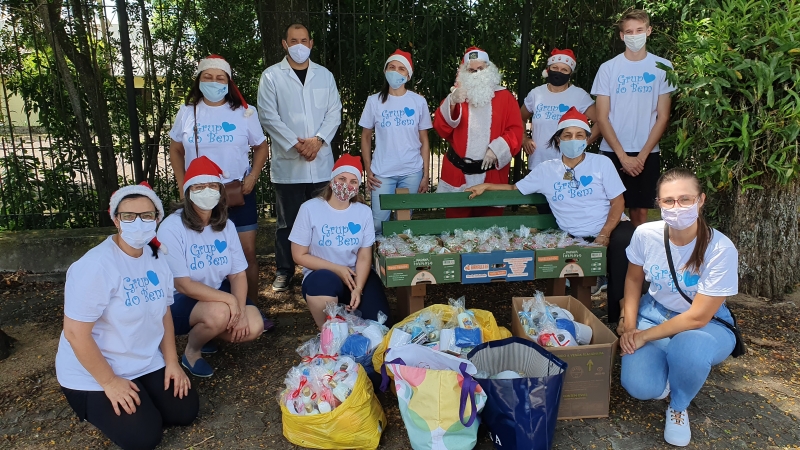 Na ação de Natal de 2020, 600 cestas básicas e 2,5 mil brinquedos foram entregues à comunidade do município