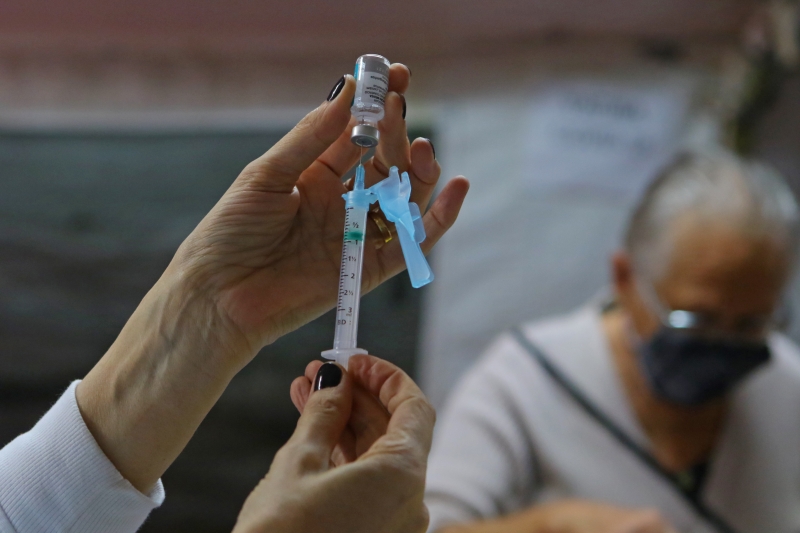 Será oferecida primeira dose da vacina Pfizer e segunda dose da AstraZeneca e Coronavac