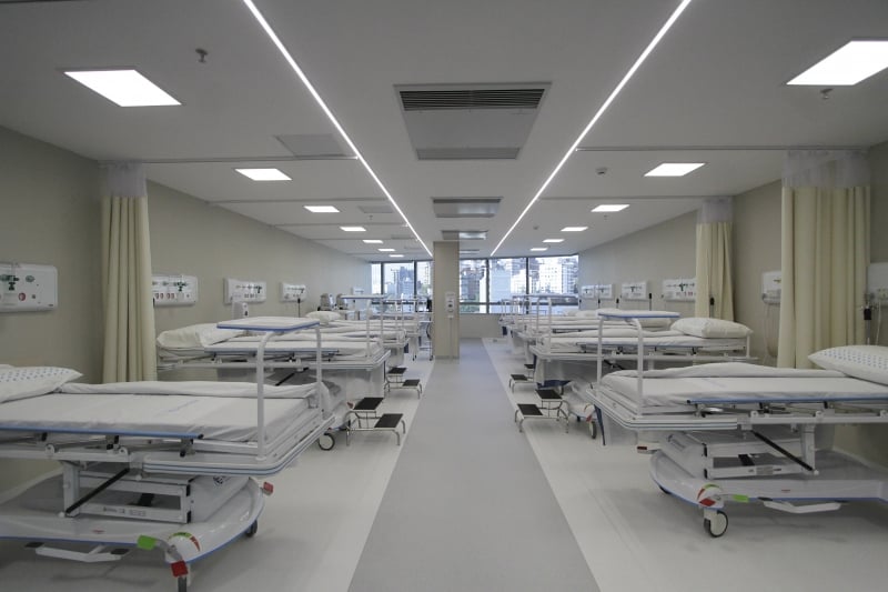 No primeiro momento, serão 100 leitos em operação no local