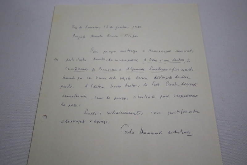 Cartas de Carlos Drummond de Andrade ao professor da Ufrgs