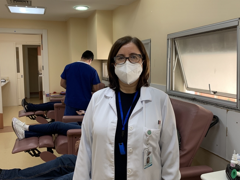 Eliete diz que os estoques, em queda, não dão conta do aumento da necessidade de sangue