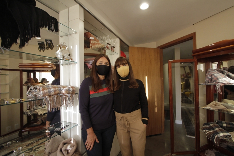 Irmãs Juçânia Bigarella e Luciane Bigarella Zugno, da Tutti Versatili