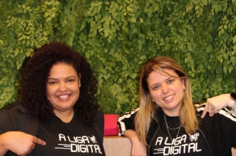Helenice e Edilaine são fundadoras de A Liga Digital, em Porto Alegre
