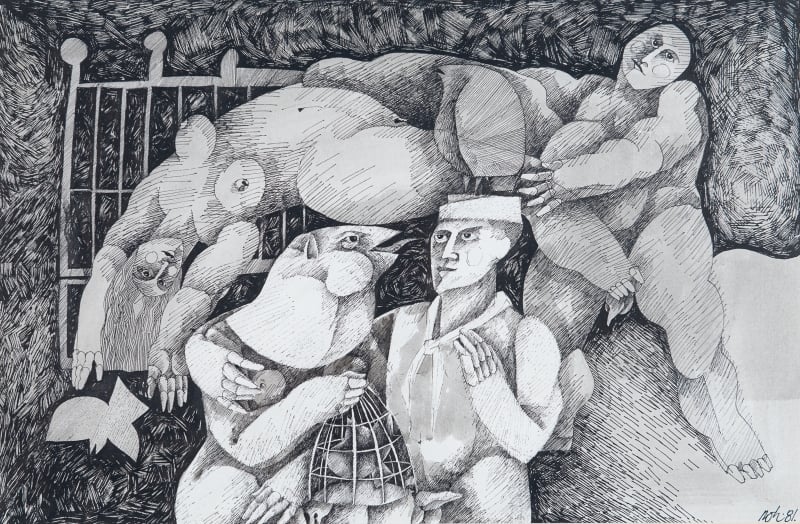 Gravura de João Luiz Roth faz parte da coleção dada à Pinacoteca Aldo Locatelli
