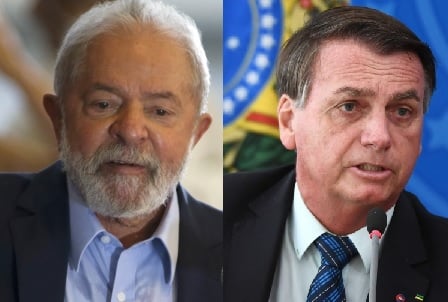 Em um eventual segundo turno, Lula teria 54%, contra 34% de Bolsonaro