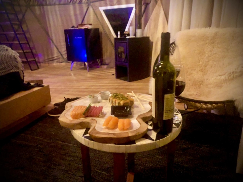 Esphera Gampling abrirá com quatro cabanas, mas o número deve aumentar Foto: Esphera Gampling/Divulgação/JC