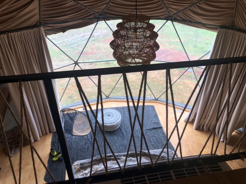 Esphera Gampling abrirá com quatro cabanas, mas o número deve aumentar Foto: Esphera Gampling/Divulgação/JC