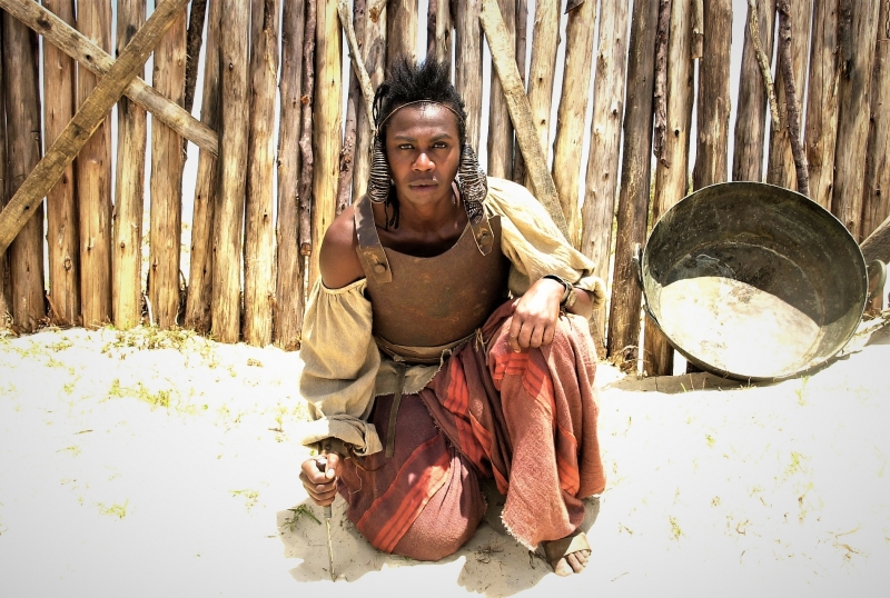 Fotografias destacam artistas negros do cinema gaúcho, como Denizeli Cardoso em 'Netto e o domador de cavalos'