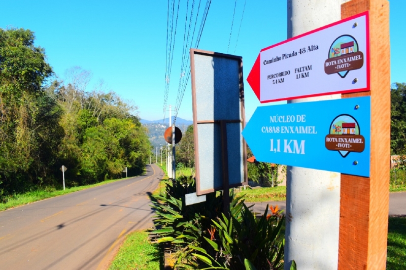 Caminhos, indicados por placas, terão trajetos de até 19,5 quilômetros