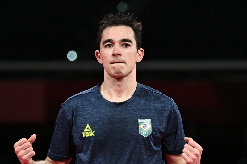 Calderano passa a ocupar a melhor colocação de um mesatenista latino desde a criação do ranking