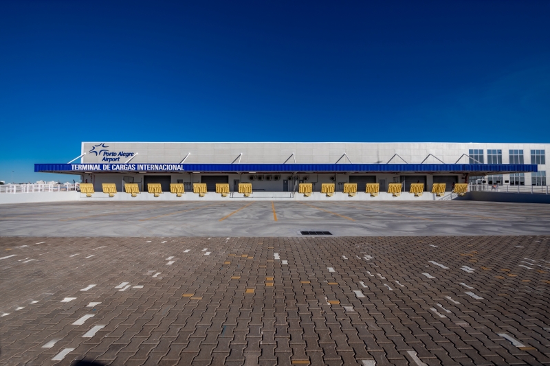 Novo terminal internacional de cargas - TECA - do Aeroporto Salgado Filho - Porto Alegre Airport