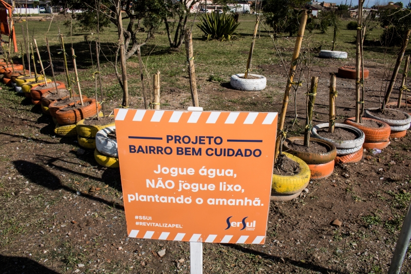 Ideia é pegar locais abandonados e com acúmulo de lixo e transformá-los em espaços de lazer à população