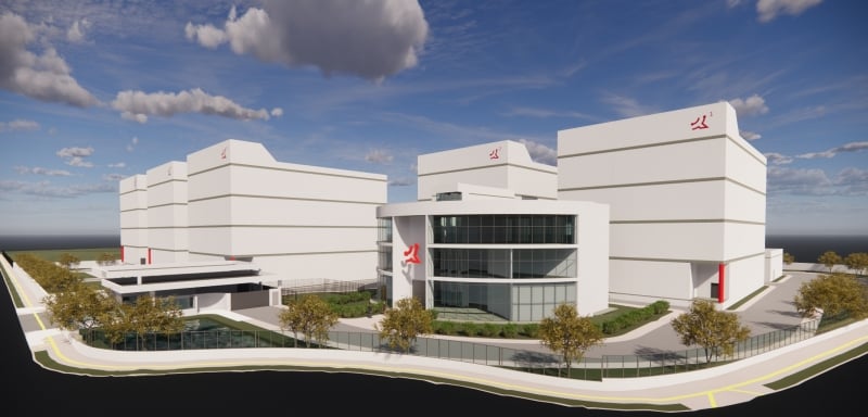 Serão 24 mil m² construídos, distribuídos em cinco conjuntos exclusivos