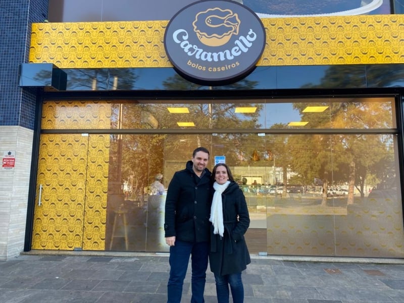 Michelle Tabajara Fonseca e Renato Bastos Maschke admnistram a Caramello Foto: Arquivo Pessoal/Divulgação/JC