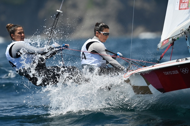 Velejadoras do RS terminaram a medal race na última colocação e ficaram sem medalhas