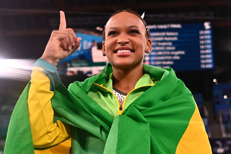 Ginasta é a primeira atleta mulher brasileira a conquistar duas medalhas numa mesma edição de Jogos