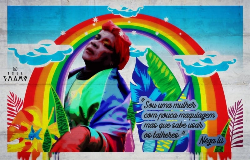 Postal que homenageia Nega Lu é uma das diversas ações da OSC Nuances