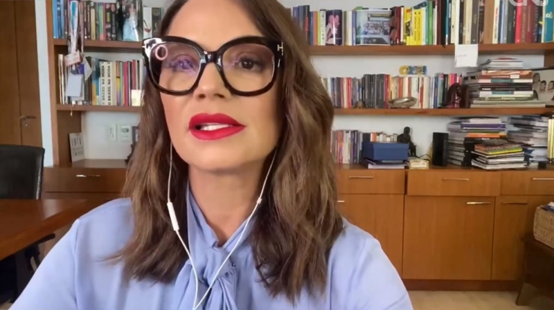 Luiza Brunet, que foi v&iacute;tima de agress&atilde;o em 2016, participou do lan&ccedil;amento da ferramenta