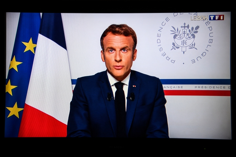 Em discurso na televisão, Macron alertou que a desestabilização do Afeganistão pode gerar fluxos migratórios irregulares