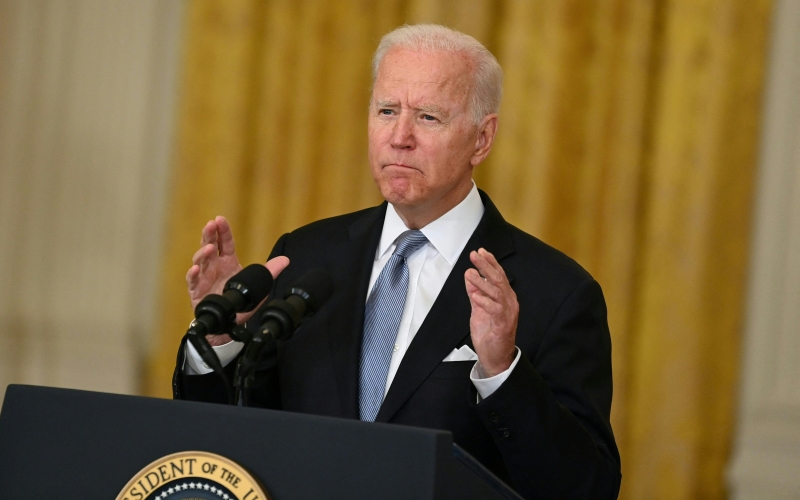 Joe Biden voltou a defender o processo de retirada das tropas americanas do Afeganistão