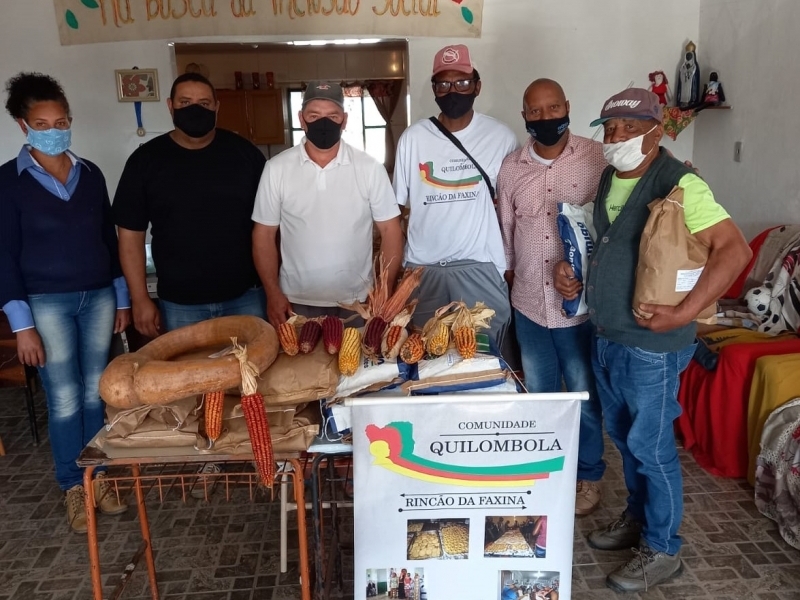 Foram atendidas 80 famílias da comunidade do Rincão da Faxina