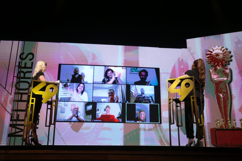 Cerimônia foi transmitida direto de Gramado, com participação dos realizadores de forma virtual