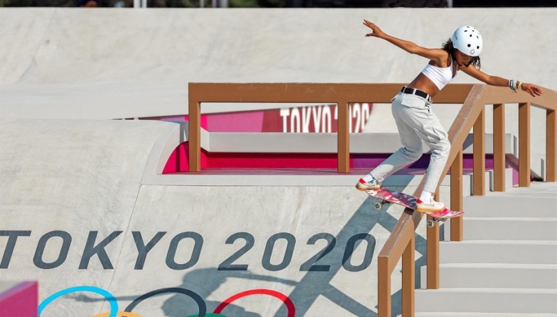 Rayssa Leal competiu nos Jogos Olímpicos de Tóquio e saiu medalhista