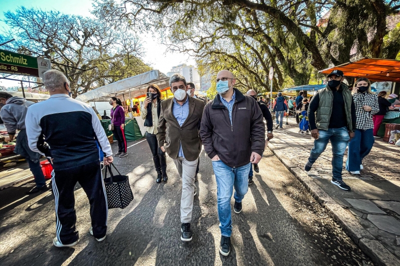 Melo fez anúncio em comemoração aos 30 anos da Feira no Bom Fim