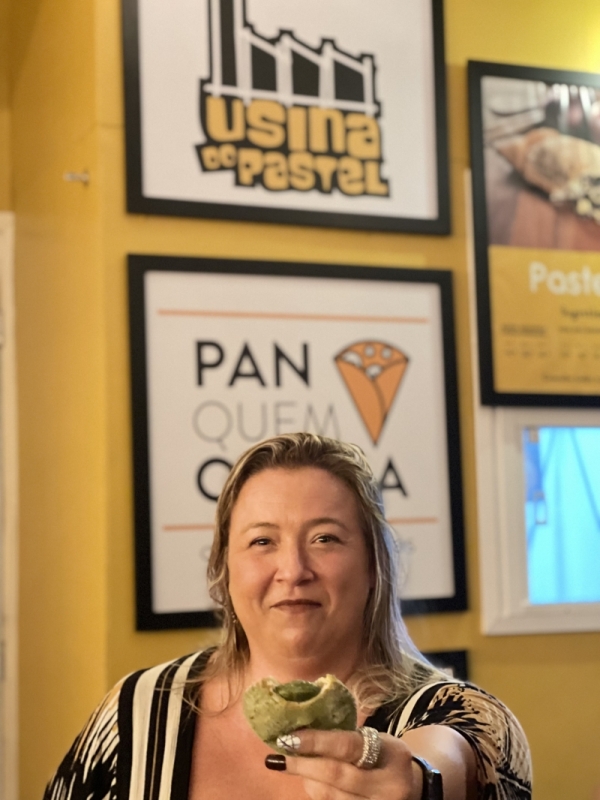 Shana Poletto, da Usina do Pastel, sempre inova em setembro Foto: Arquivo Pessoal/Divulga&ccedil;&atilde;o/JC