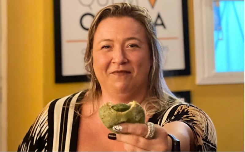 Shana Poletto, da Usina do Pastel, sempre inova no m&ecirc;s de setembro Foto: Arquivo Pessoal/Divulga&ccedil;&atilde;o/JC