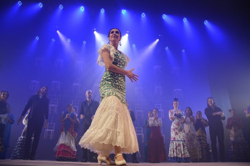 Dançarinos do Tablado Andaluz participam da celebração como uma das atrações da noite