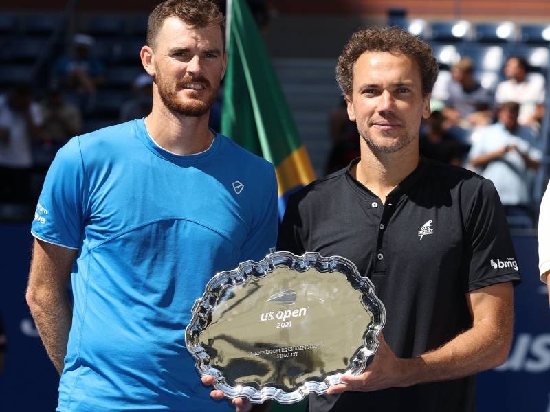 Soares e Murray fizeram uma campanha surpreendente no Grand Slam norte-americano
