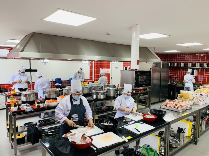 Produção das receitas é realizada no Campus Canoas da UniRitter por alunos do curso de Gastronomia