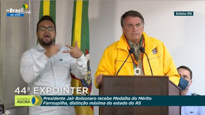Bolsonaro agradeceu a representantes do agronegócio pela segurança alimentar do País