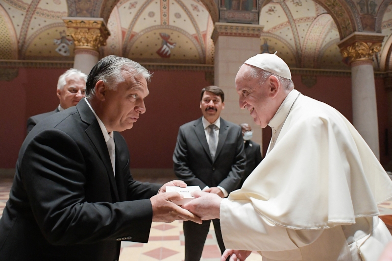 Encontro com Orbán durou 40 minutos e foi cordial, segundo comunicado do Vaticano