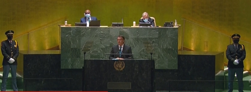 'O Brasil mudou depois que assumimos em 2019', disse o presidente no início do seu discurso