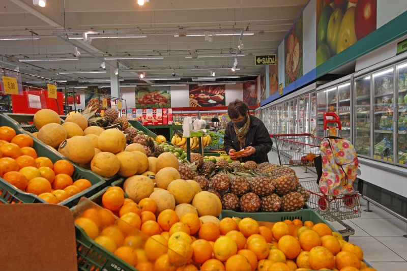 A desaceleração em maio também foi influenciada pelo resultado do grupo de Alimentação e bebidas
