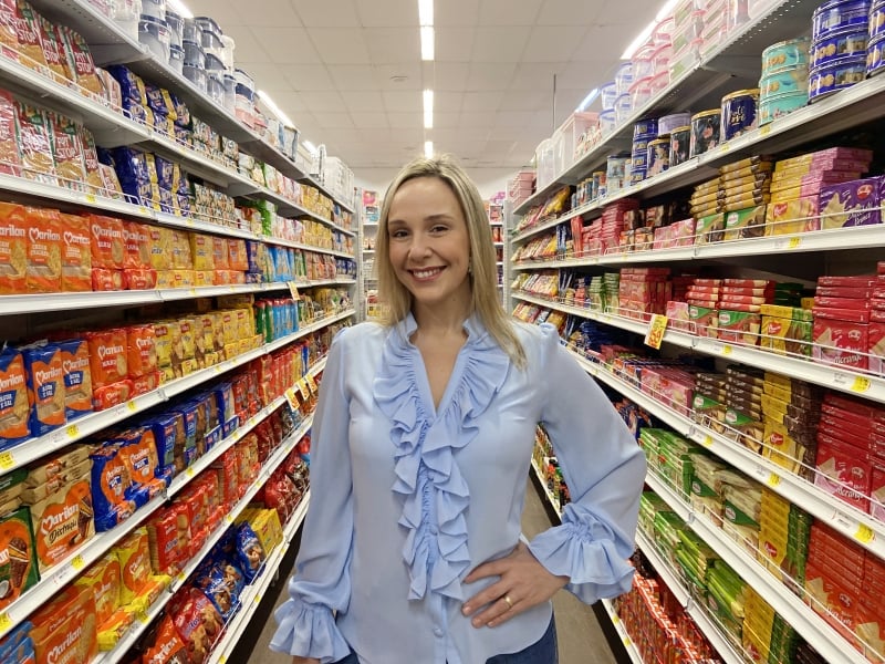 Agnes Passos, diretora do Supermercado Gauchão Foto: ANGELA DOS PASSOS/DIVULGAÇÃO/JC