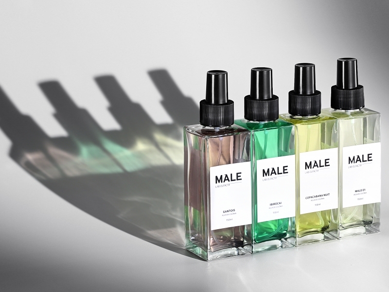Cada produto da perfumaria apresenta uma história que esteja relacionada ao Brasil Foto: MALE LAB/REPRODUÇÃO/JC