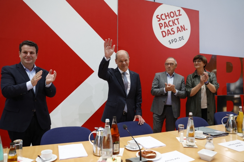 Olaf Scholz é o líder do partido social-democrata