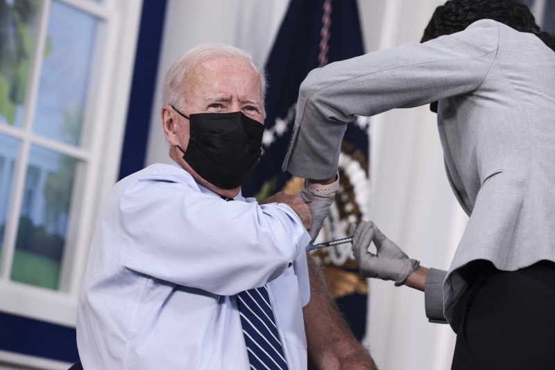 Biden, que tem 78 anos, est� no grupo autorizado a receber nova dose do imunizante