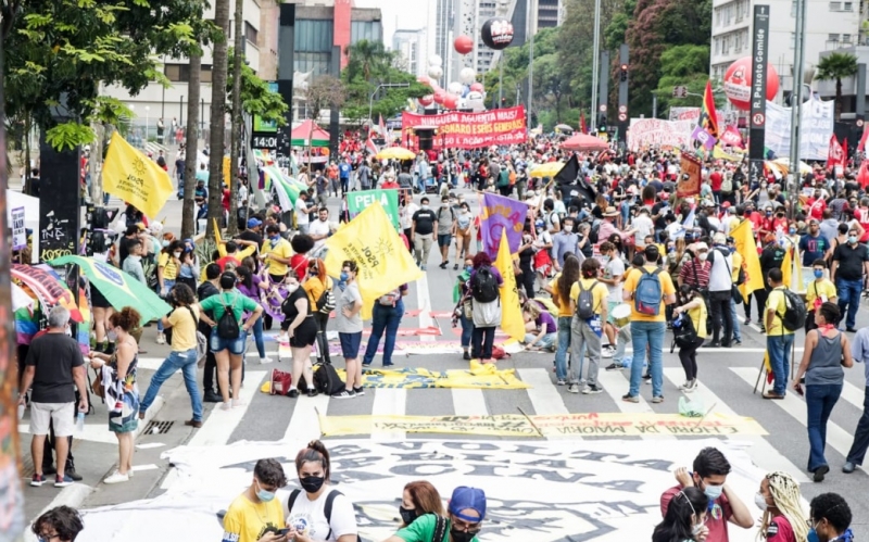Manifestantes se concentram em áreas de São Paulo para atos deste sábado pelo País