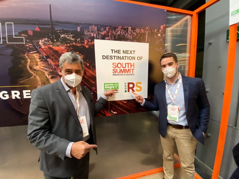 Leite e Melo acompanharam o anúncio da capital gaúcha como sede do evento no próximo ano