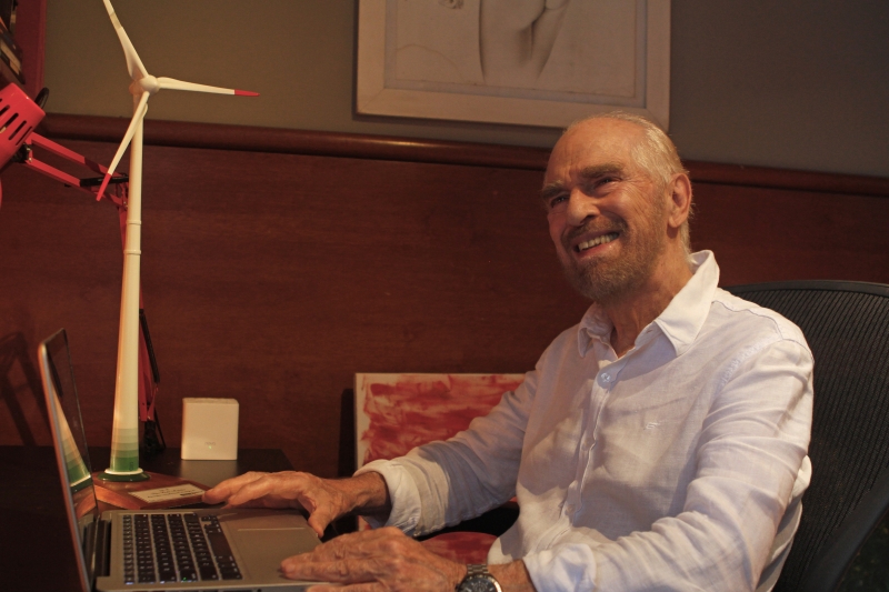 Telmo Magadan foi o principal responsável pela implantação do Parque Eólico de Osório.