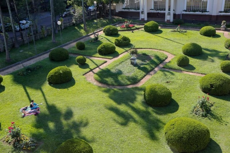 Local, que integra a área administrativa do Dmae, tem um dos mais belos jardins da Capital