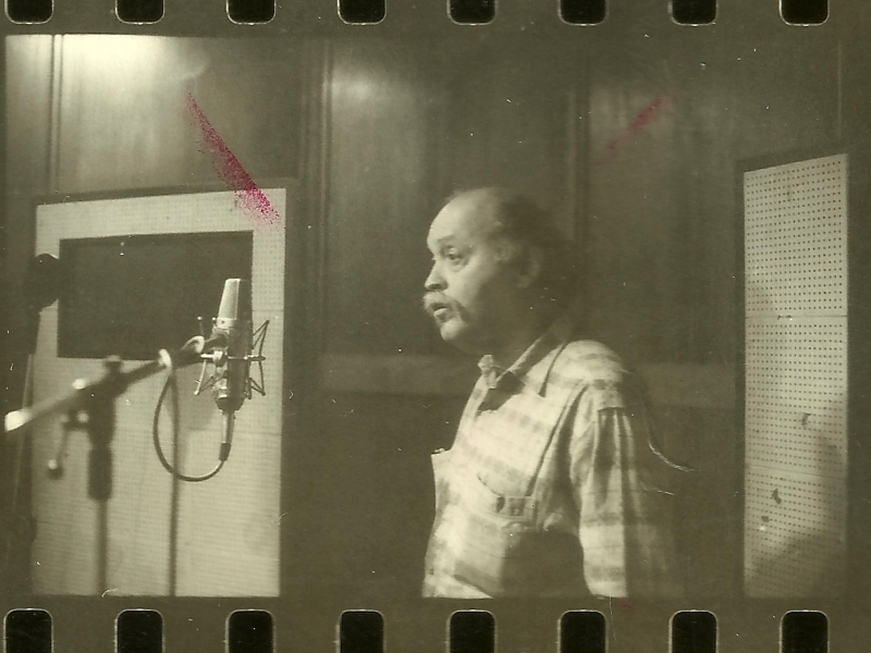 Gravação do CD Águas abertas, único registro da obra de Palmeiro