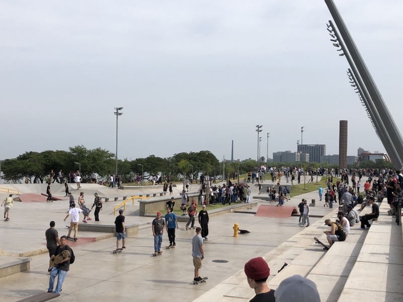 Trecho 3 da orla do Guaíba foi aberto para a população em outubro de 2021